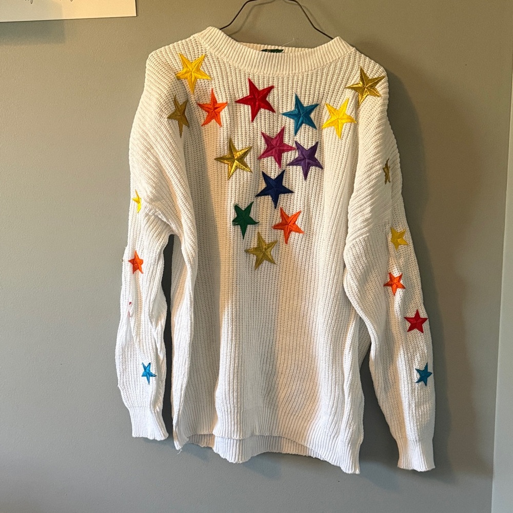 Vintage 80’s Star Appliqué Sweater
